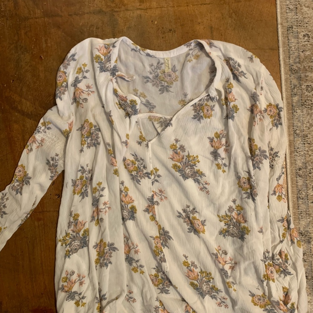 FLORAL FREE PEOPLE TUNIC